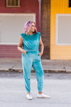 Electric Velvet Jumpsuit