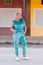Electric Velvet Jumpsuit