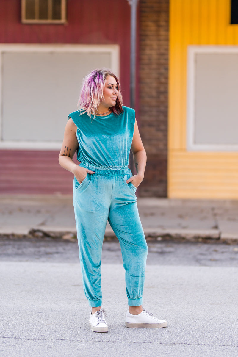 Electric Velvet Jumpsuit