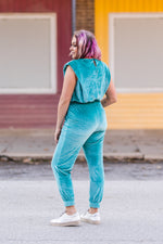 Electric Velvet Jumpsuit