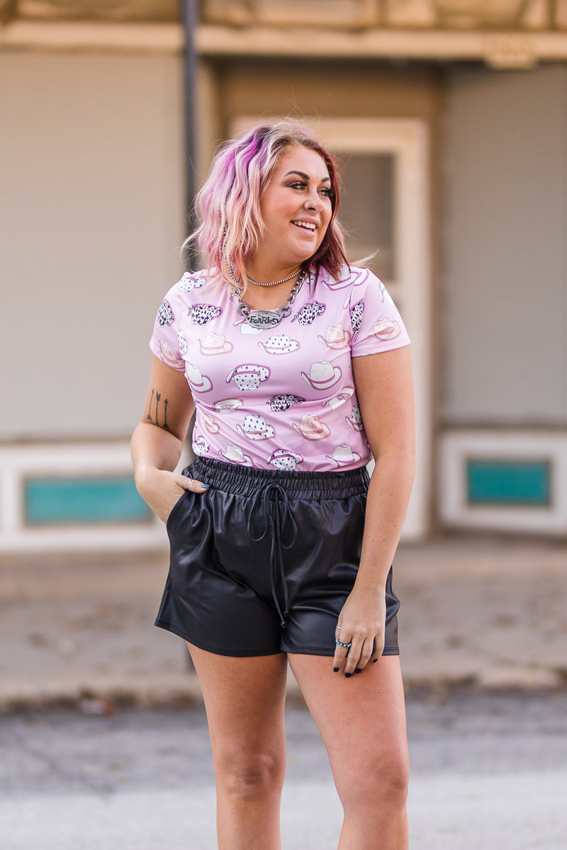 Cowboy Print Short Sleeve Shirt