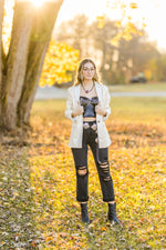 Vintage Black Super High Distressed Crop Straight