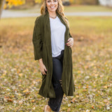 Olive Corduroy Jacket with Patch