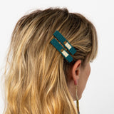 Peacock Beaded Hair Clip (Set of 2)