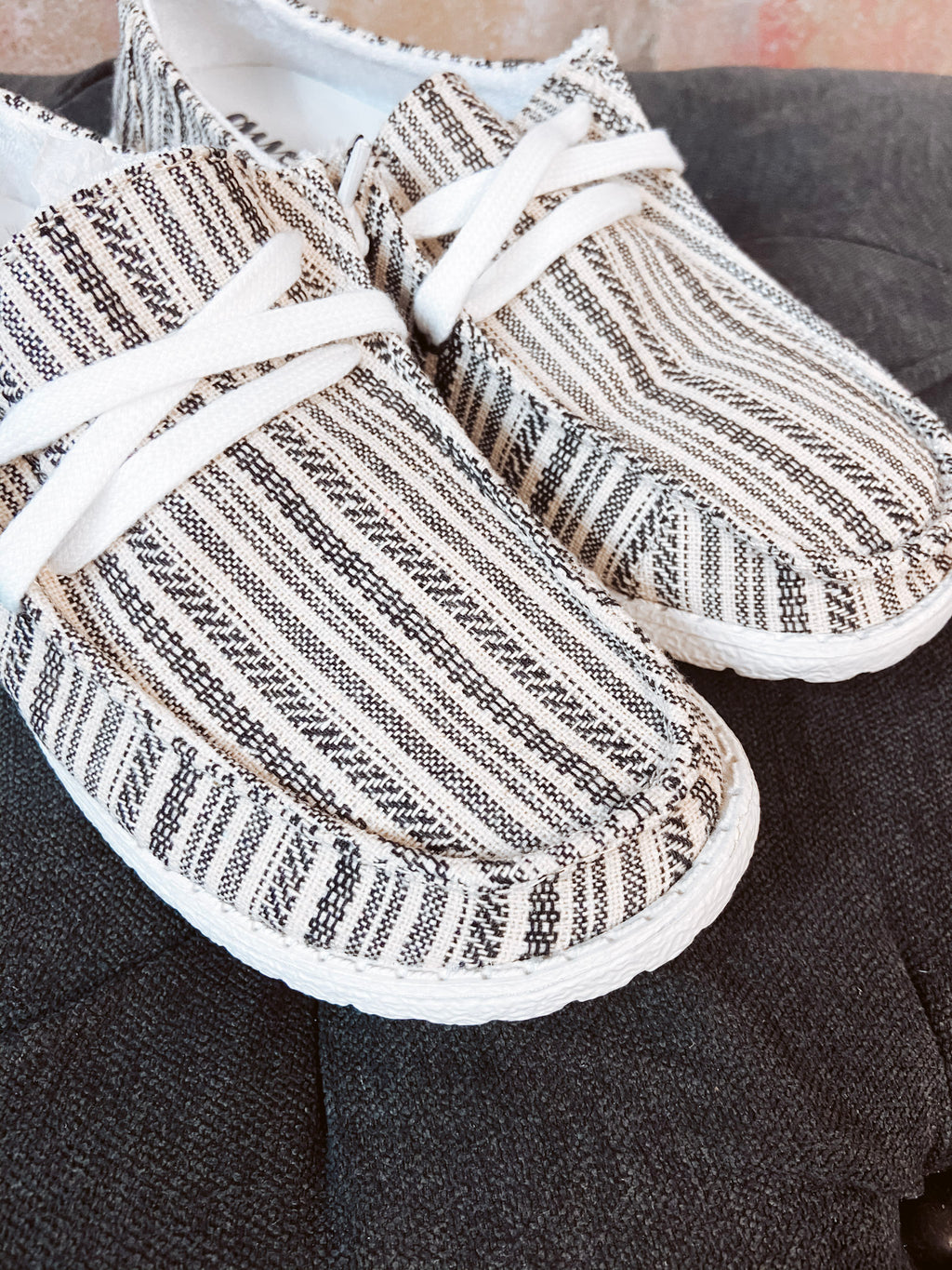 Black & White Patterned Loafer