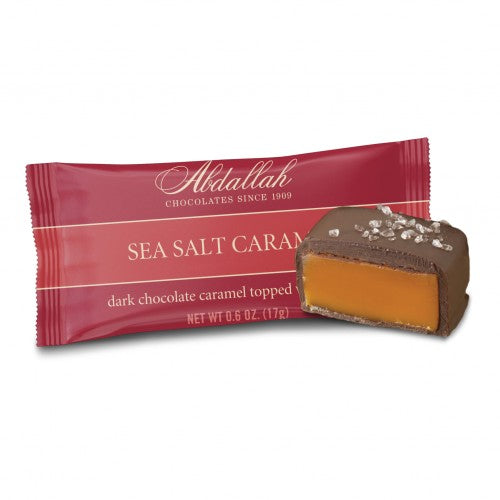 Dark Chocolate Sea Salt Caramels Singles
