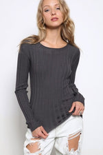 Fitted Wide Rib Sweater