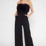 Hot Pink Tulle Jumpsuit