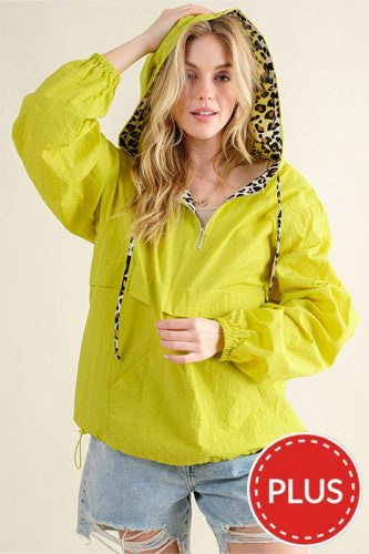 Lime Leo Hood Windy Pullover – The Red Raccoon