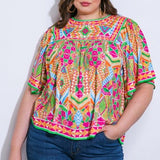 Like A Kaleidoscope Flowy Top