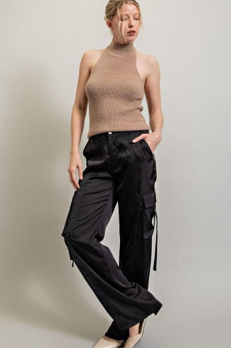 Silk Pocket Cargo Pant