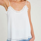 Ruffle Trim Tank