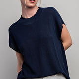 Cap Sleeve Sweater Top