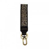 Mixed Metal Studded Keychain Wristet