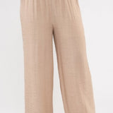Khaki Crinkle Lightweight Pant