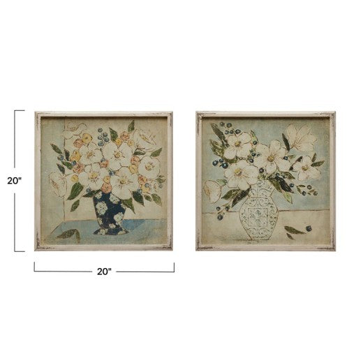 Framed Floral Print