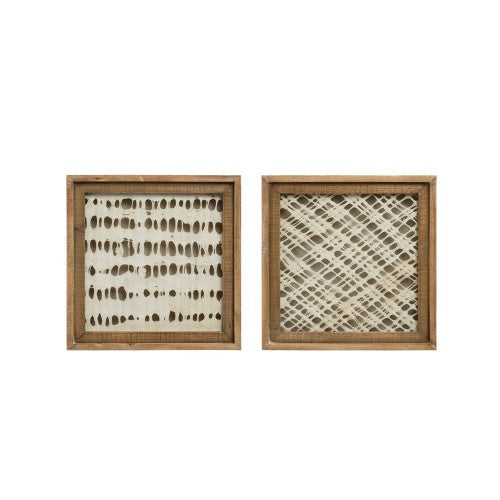 Square Framed Paper Wall Decor