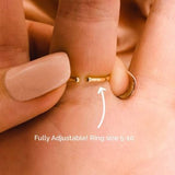 Gold Adjustable Ring