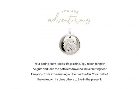 Silver Necklace Trait Charm