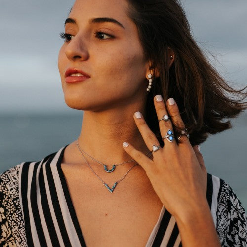 Aurelia Turquoise + SS Ring