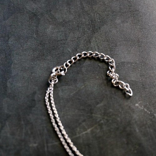 Horseshoe Turquoise + SS Choker Necklace