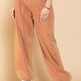 Burnt Sienna Washed Jogger