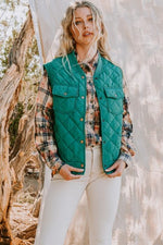 Emerald Green Puffer Vest