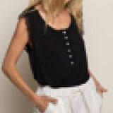 Soft Touch Tank with Lace Trim