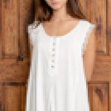 Soft Touch Tank with Lace Trim