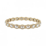 Gold + Rhinestone Bangle Bracelet