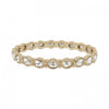 Gold + Rhinestone Bangle Bracelet