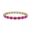 Gold + Rhinestone Bangle Bracelet