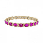 Gold + Rhinestone Bangle Bracelet