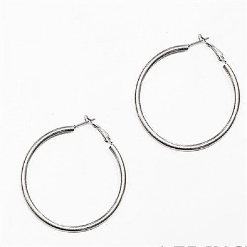 Worn Hoop Earring 2.5"