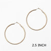 Worn Hoop Earring 2.5"