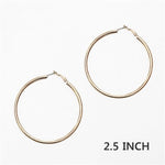 Worn Hoop Earring 2.5"