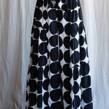 Black Dot Tie Waist Palazzo Pant
