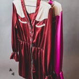 Bonanza Button Front Retro West Dress