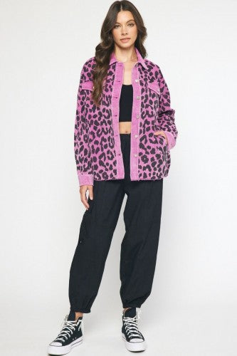 Orchid Leo Corduroy Shacket