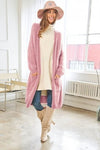 Mauve Super Soft Cozy Cardigan