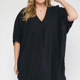 Black Dolman Dress