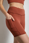 6" Butter Soft Bike Shorts with Side Pockets