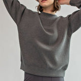 Charcoal Ponti Crew Pullover