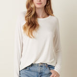 Bamboo Round Neck Raglan Baseball Long Sleeve