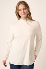 Bamboo Mock Neck L/S Top