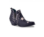 Black Lone Star Sky Bootie