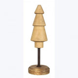 Wood Country Christmas Tree Table Top Sitter