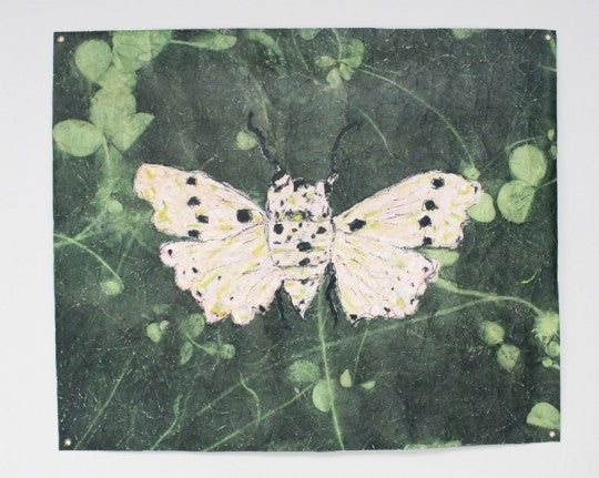 46x38 Paper Art - Butterfly Fern