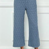 Dusty Blue Quilted Pant
