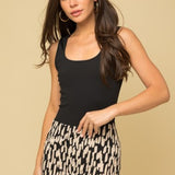 Round Neck Sleeveless Bodysuit
